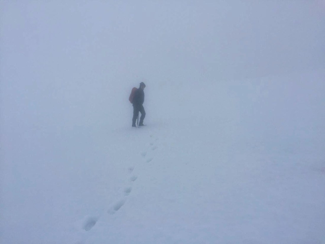 Heading up Beinn a'Chreachain
