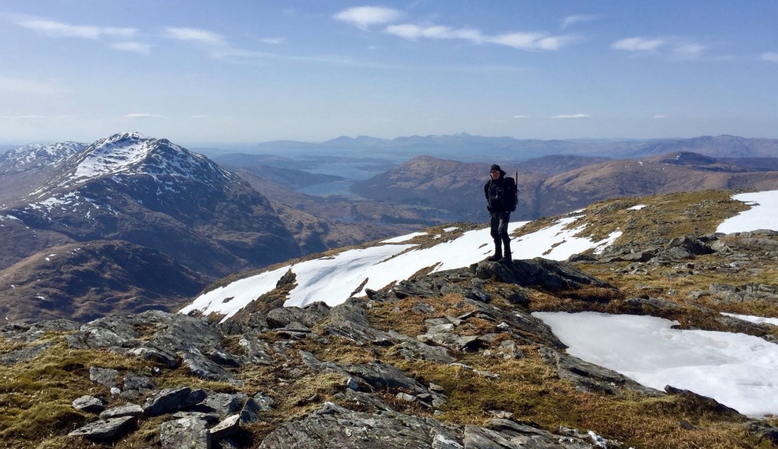 Beinn Fhionnlaidh, descent from the plateau