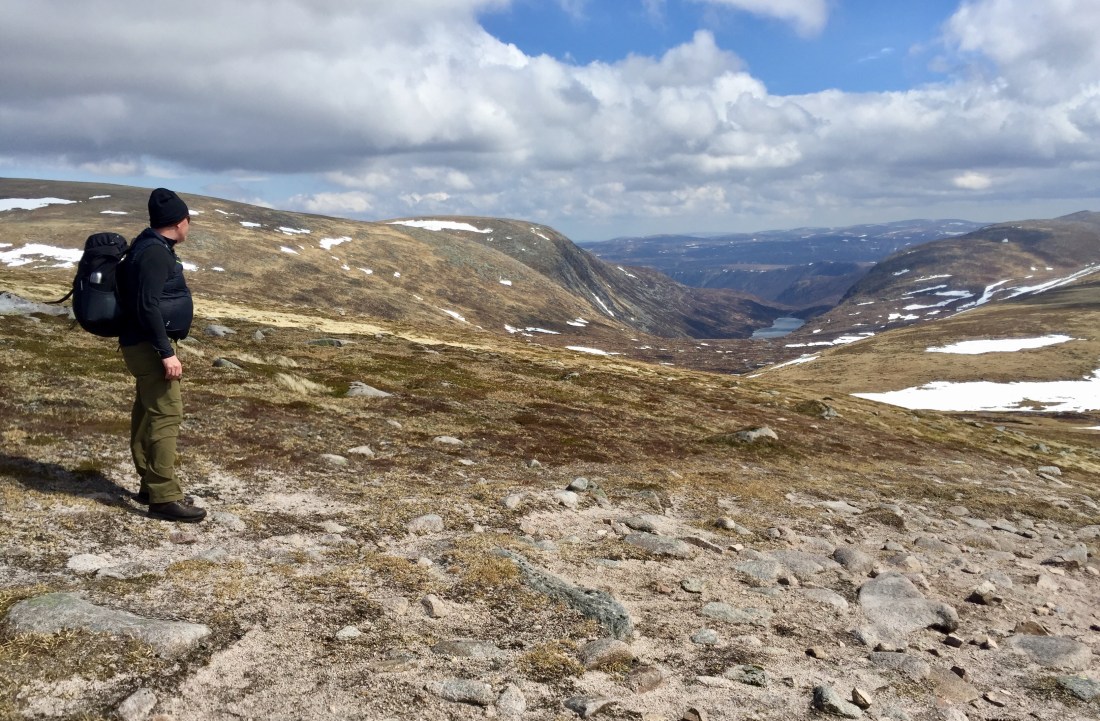 Looking down towards Dubh Loch