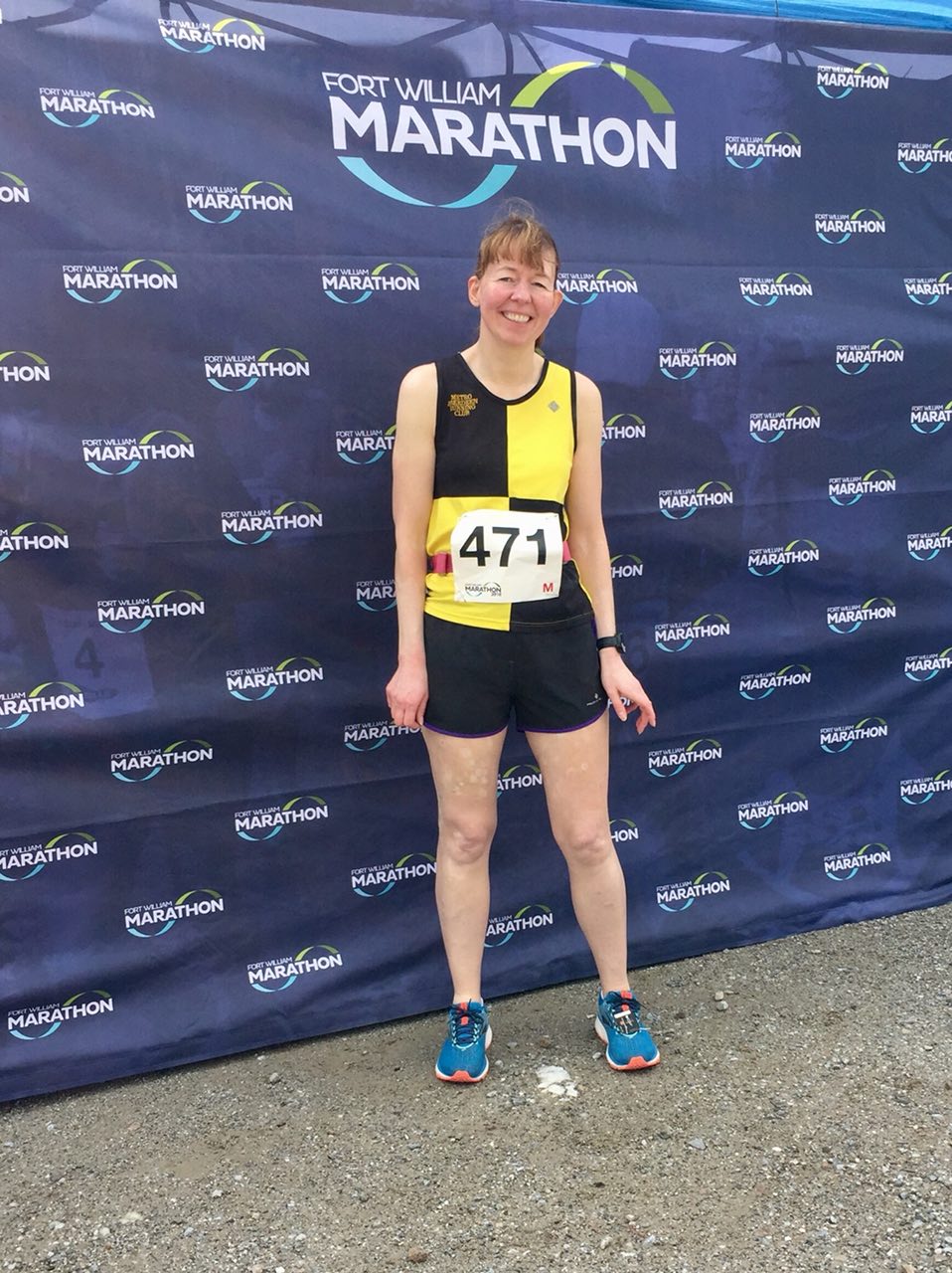 Pre-marathon at Fort William Marathon