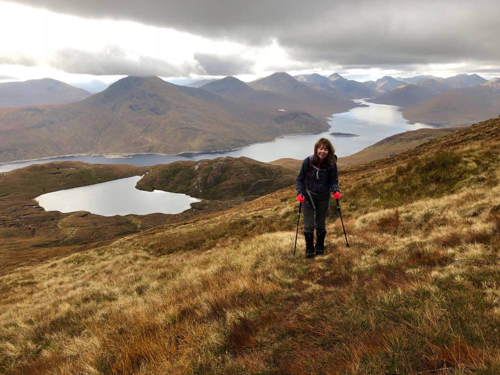 Heading up to Spidean Mialach