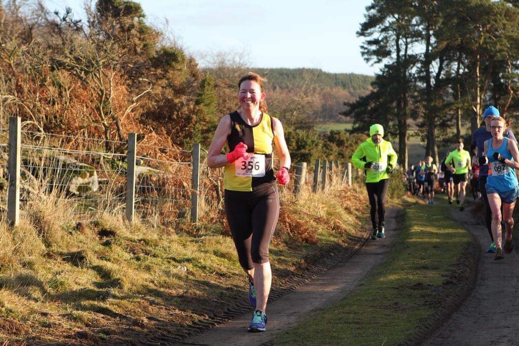 The farm track at Lumphanan Detox 10k