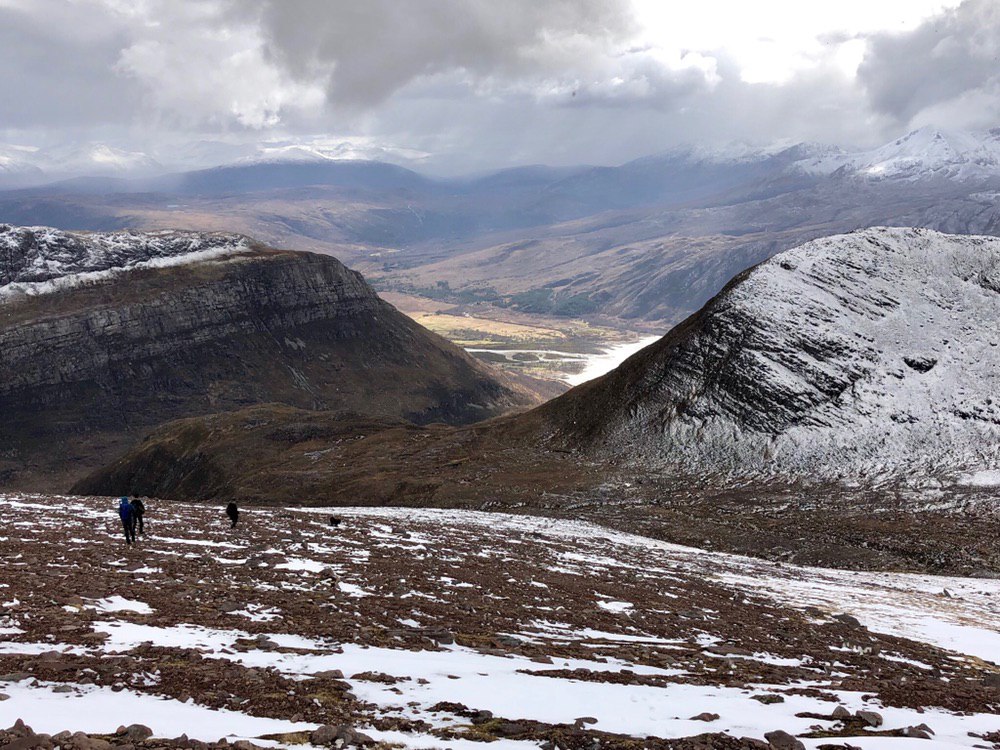Descent from Slioch