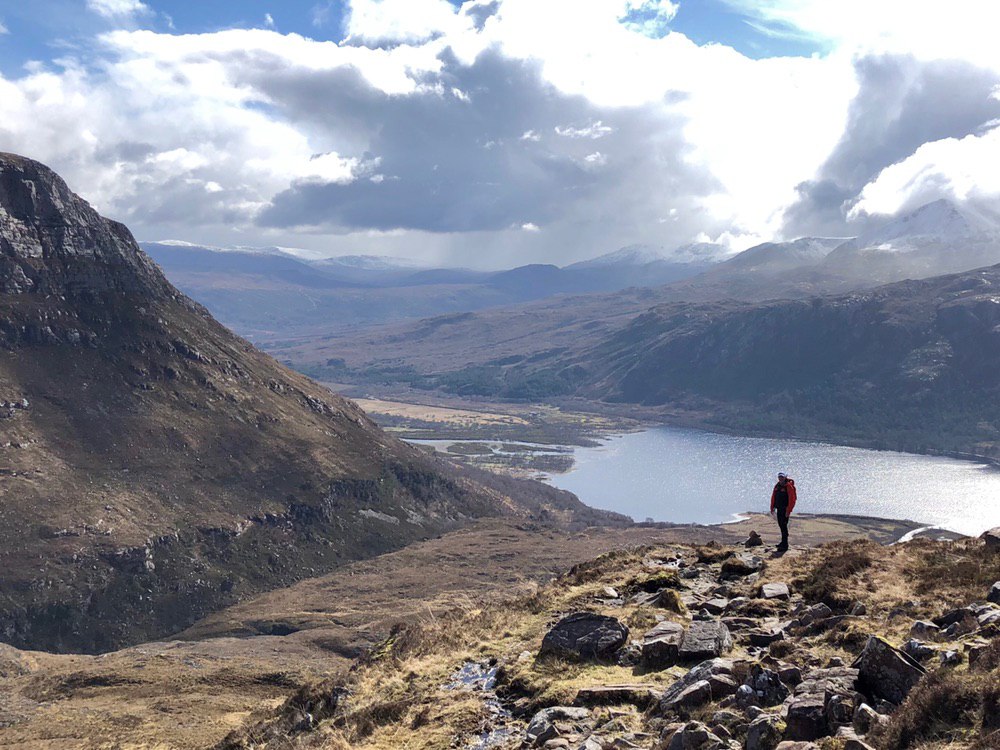 Loch Maree on the descent from Slioch