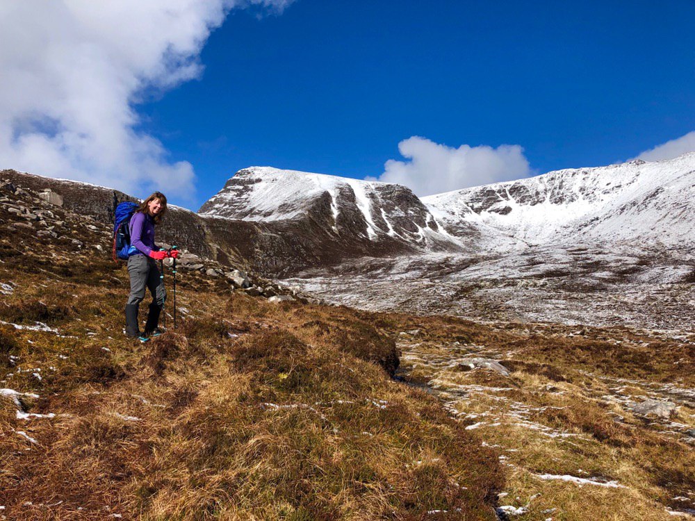 Slioch, viewed on the ascent