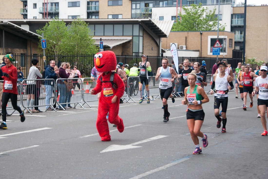 2019 Virgin Money London Marathon (Beaten by Elmo!)