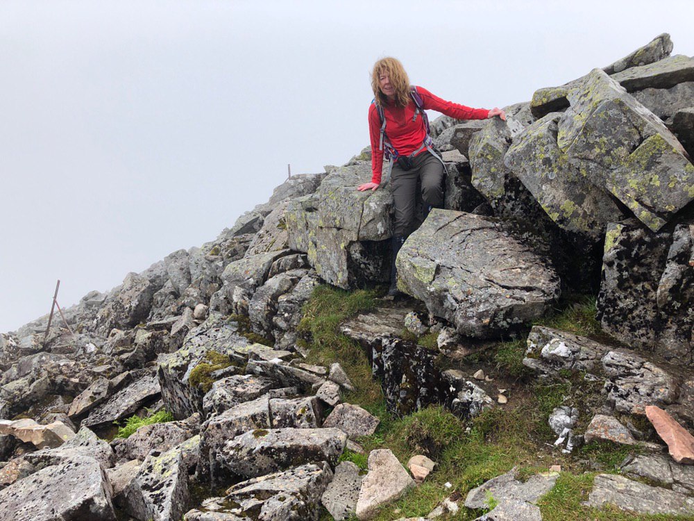 Coming down from Sgor na h-Ulaidh