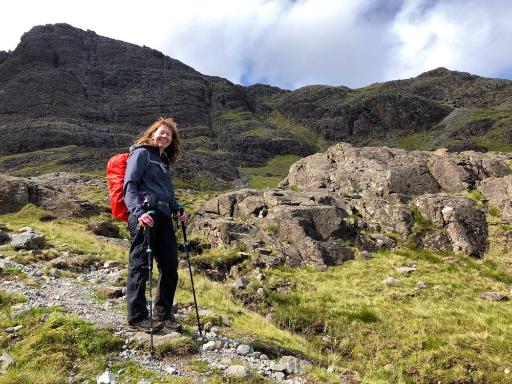 Good path further down on Bla Bheinn
