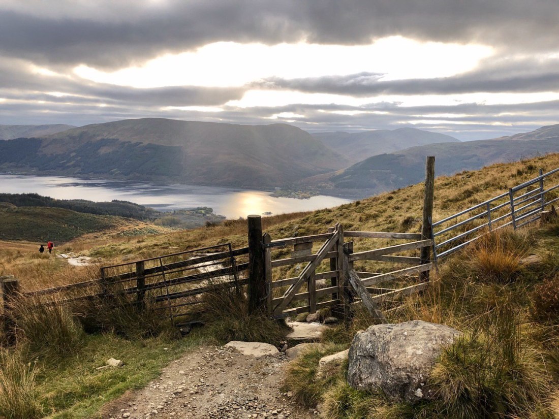 View coming off Ben Lomond